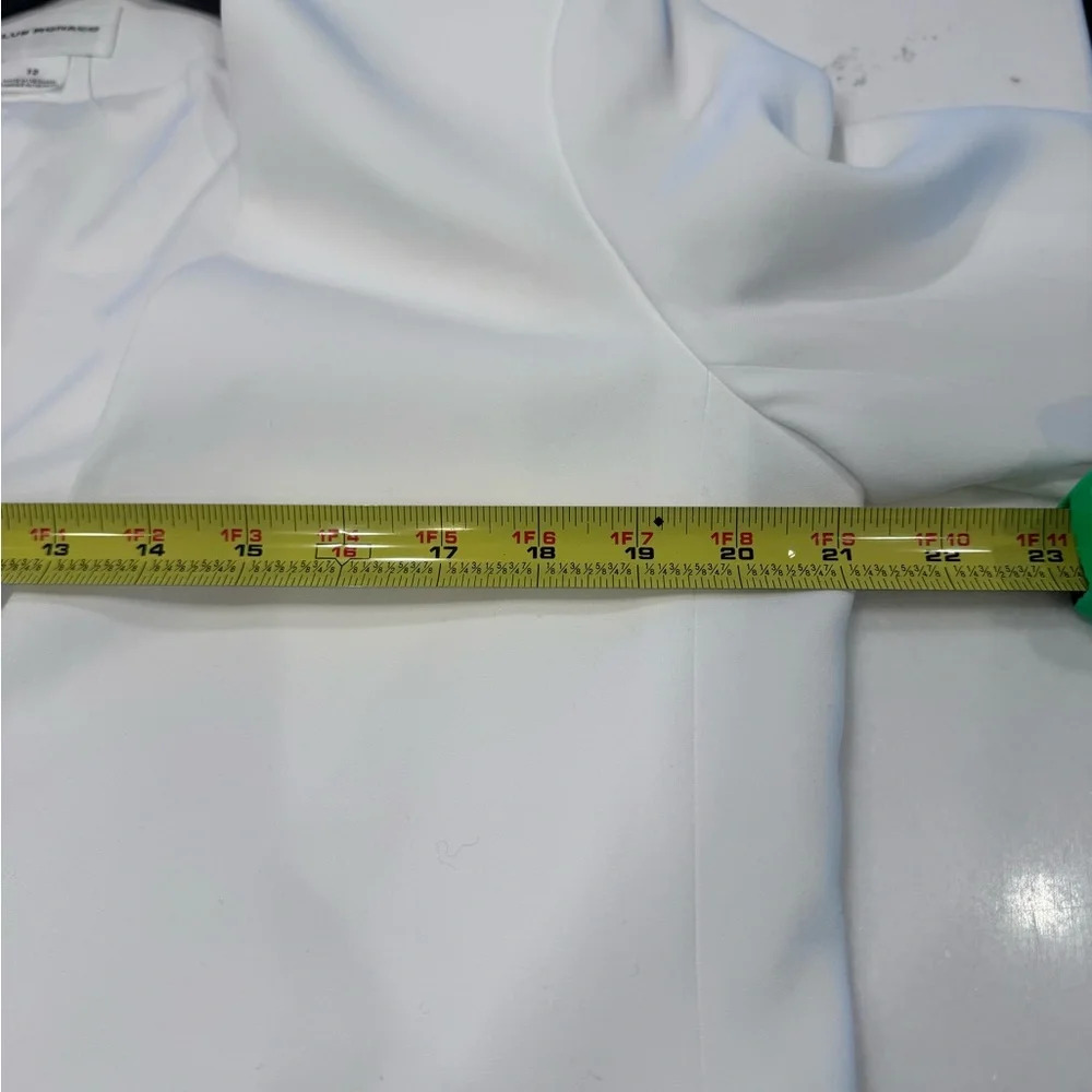 Club Monaco White Ruffle Blazer - Picture 10 of 14